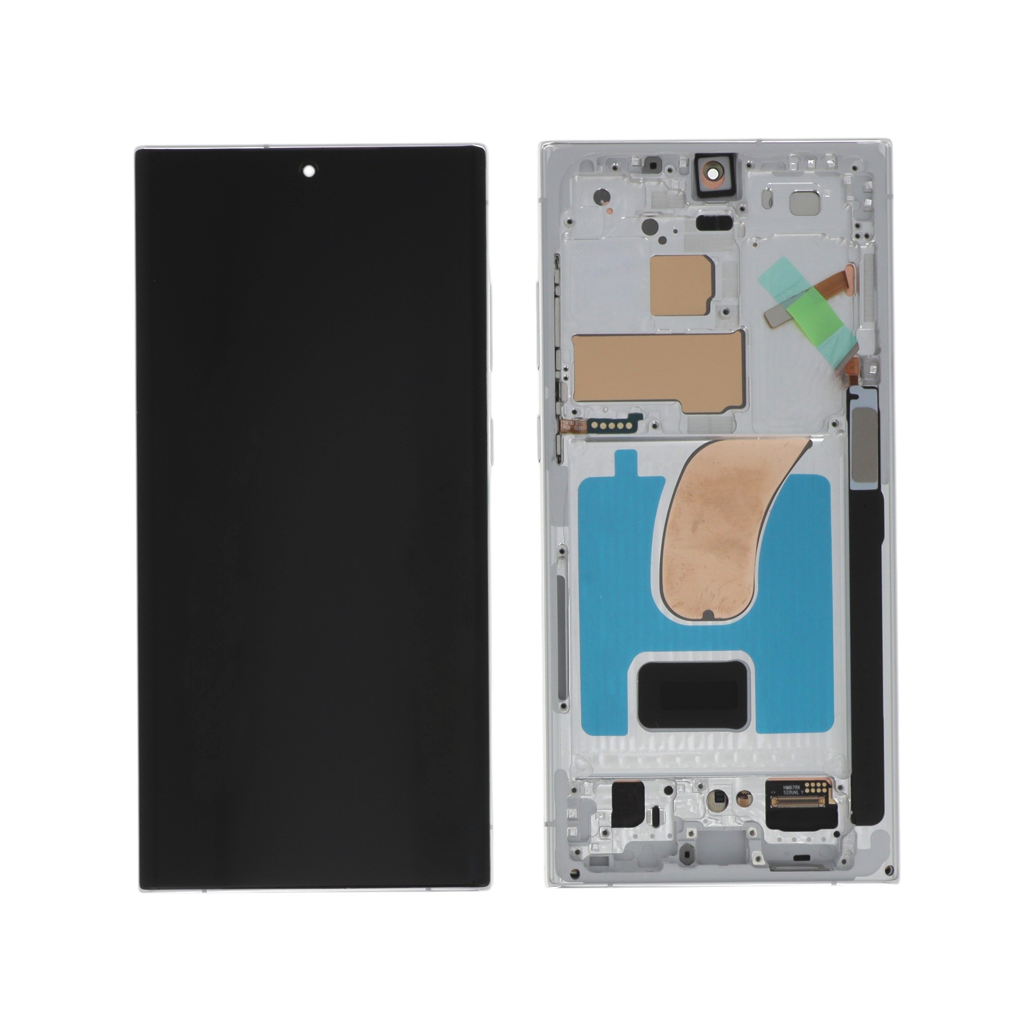 Display complet Blue Samsung Galaxy S23 Ultra (S918), Soft OLED, Compatibil