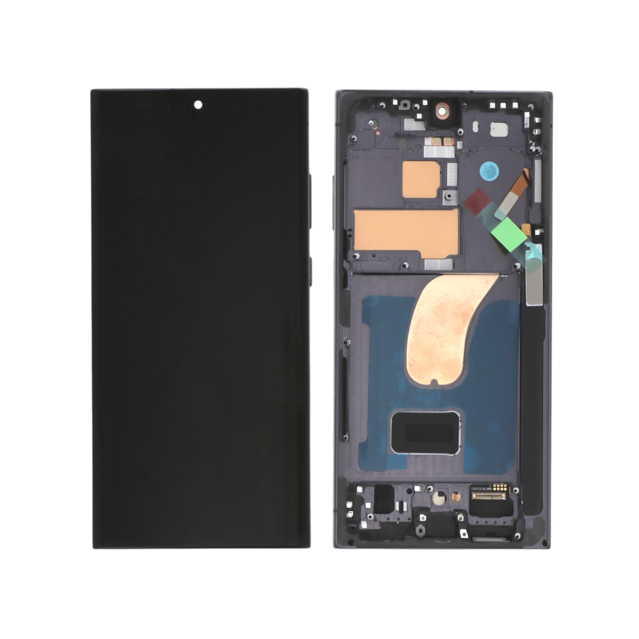 Display complet Samsung Galaxy S23 Ultra (S918) Rosu Soft OLED Compatibil