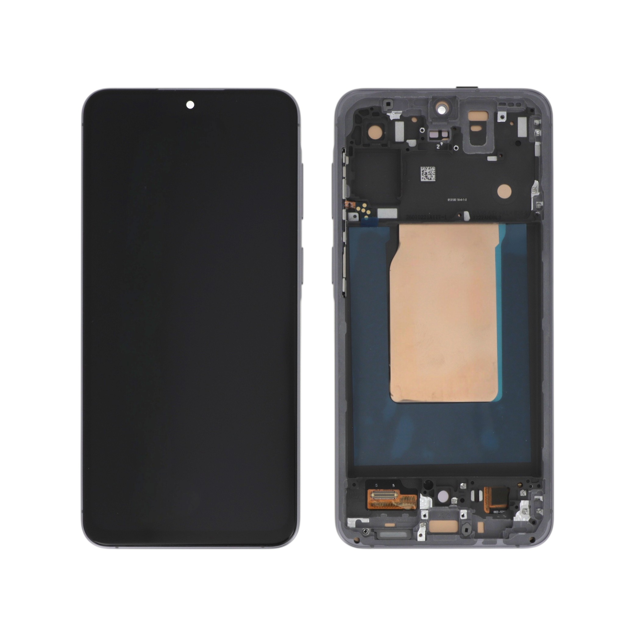 Display complet OLED cu rama Gri Samsung Galaxy A57 5G (A576B) Compatibil