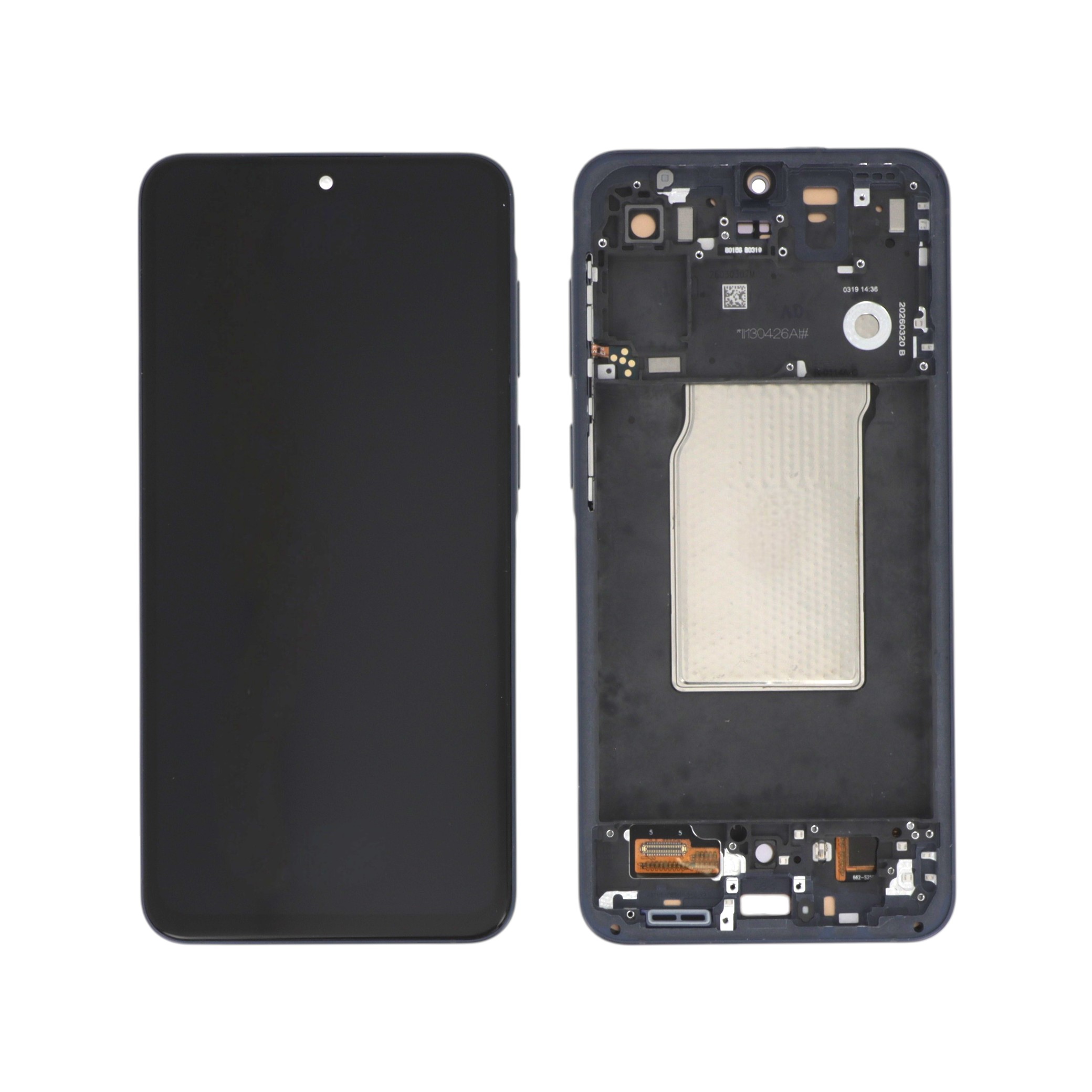 Display complet OLED albastru cu ramă Samsung Galaxy A57 5G (A576B) Compatibil