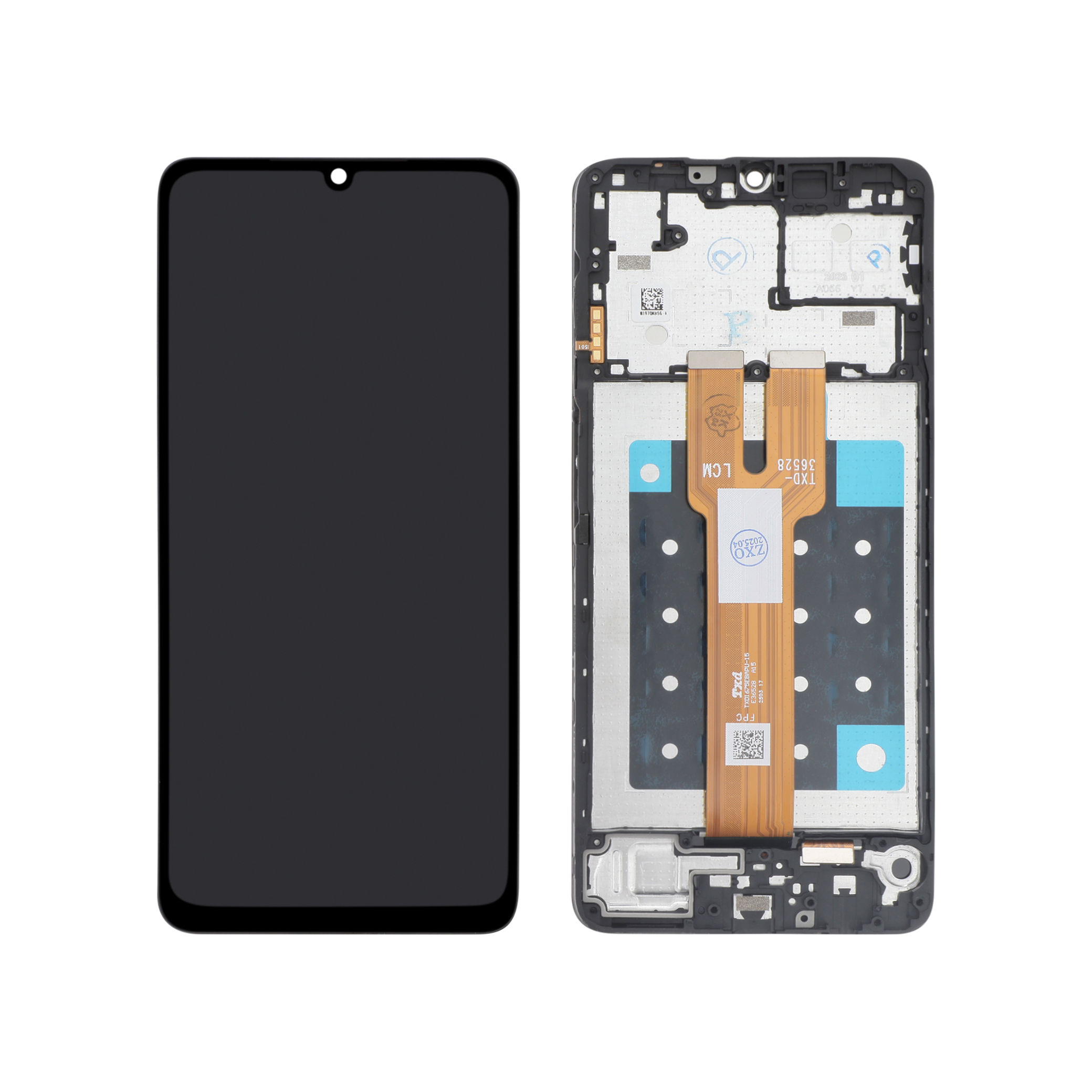 Display complet cu rama Samsung Galaxy A06 5G A066B Black Reconditionat