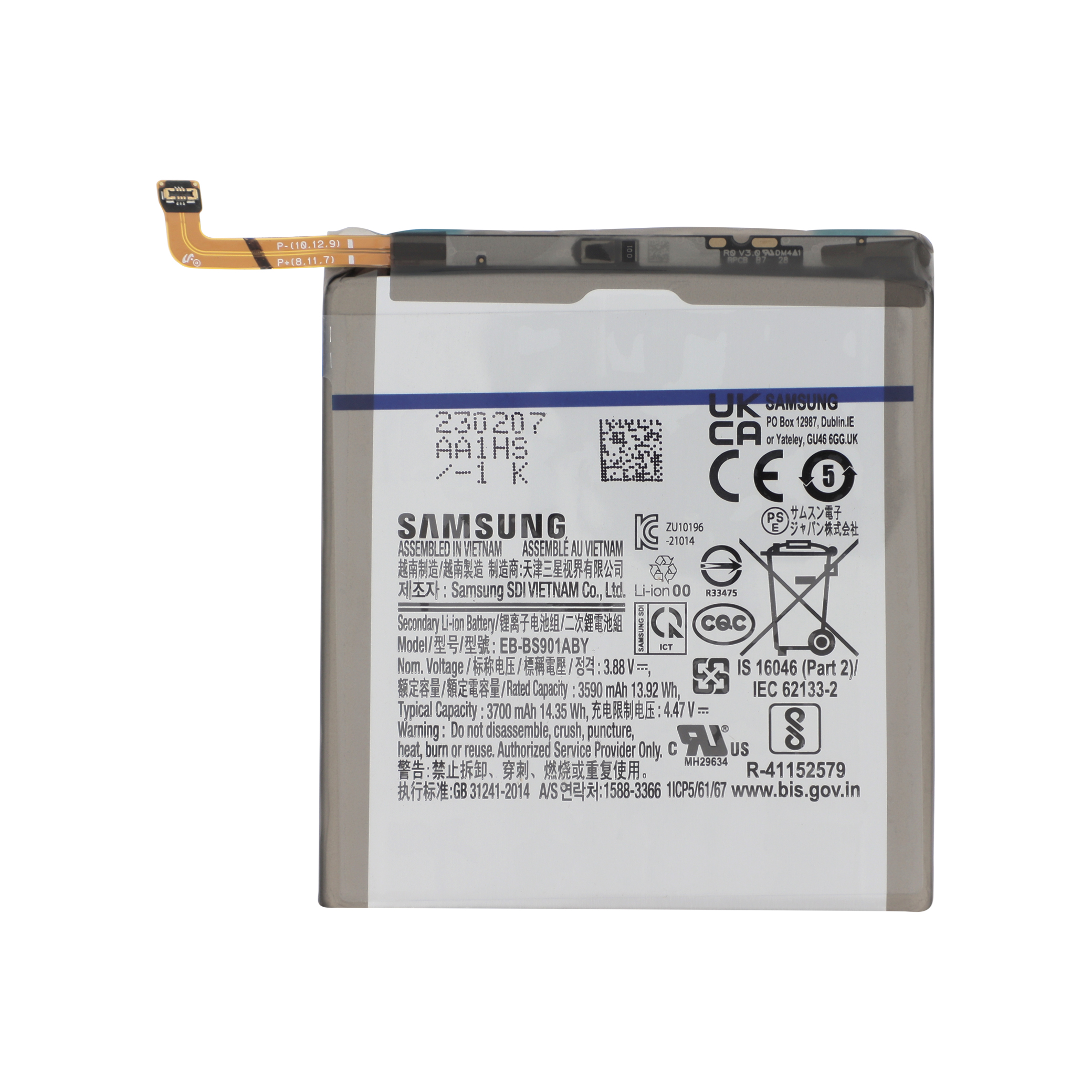 Baterie Samsung Galaxy S22 EB-BS901ABY Service Pack
