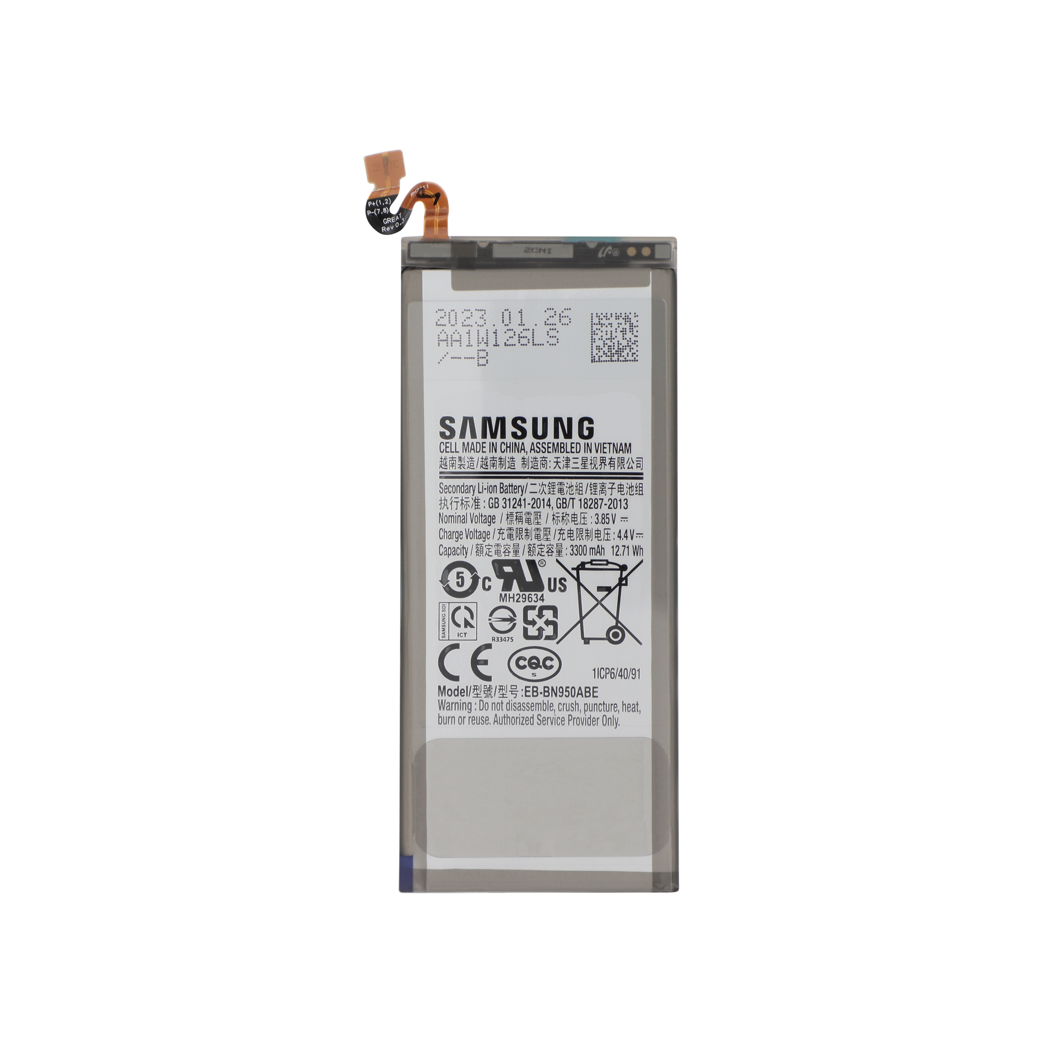 Baterie Samsung Galaxy Note 8 EB-BN950ABE Service Pack