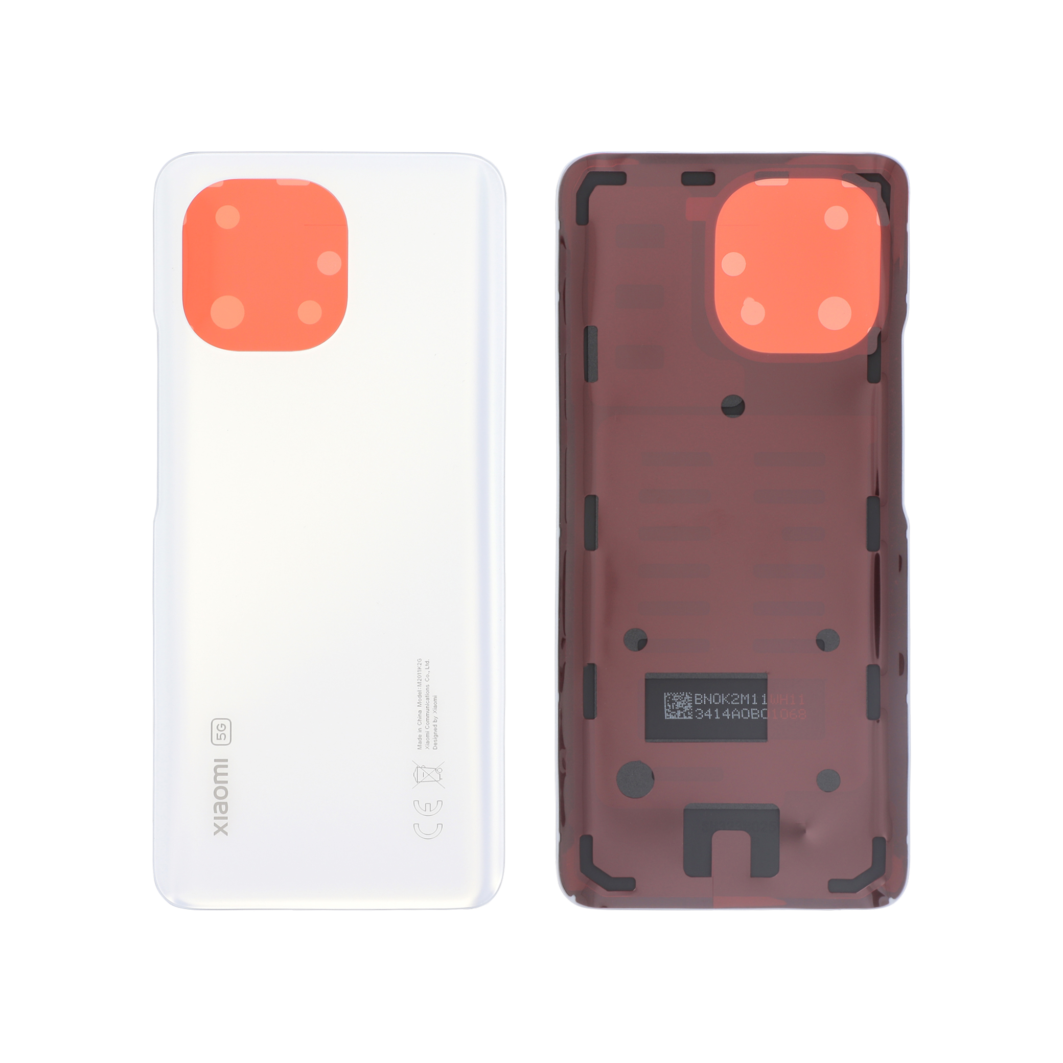 Capac spate White Xiaomi Mi 11 5G Service Pack
