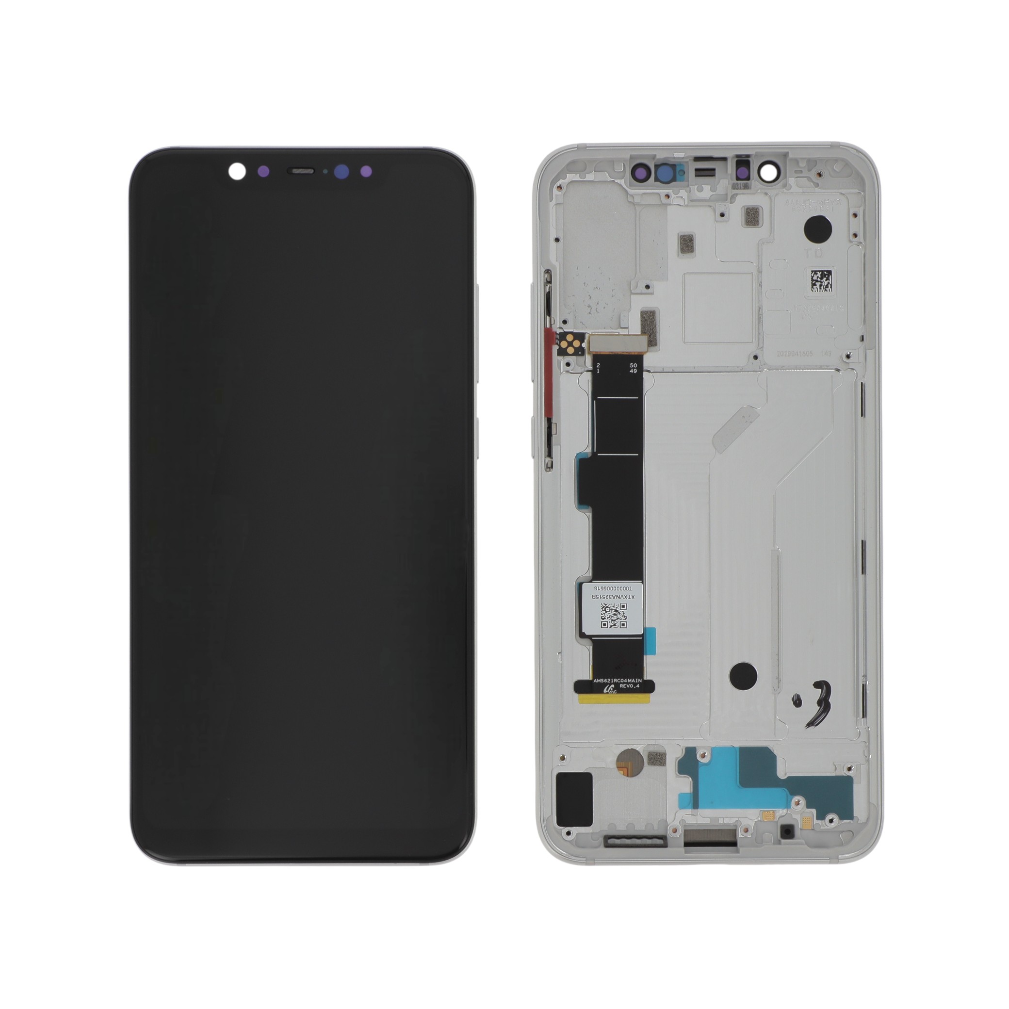 Display complet Xiaomi Mi 8 Silver Service Pack