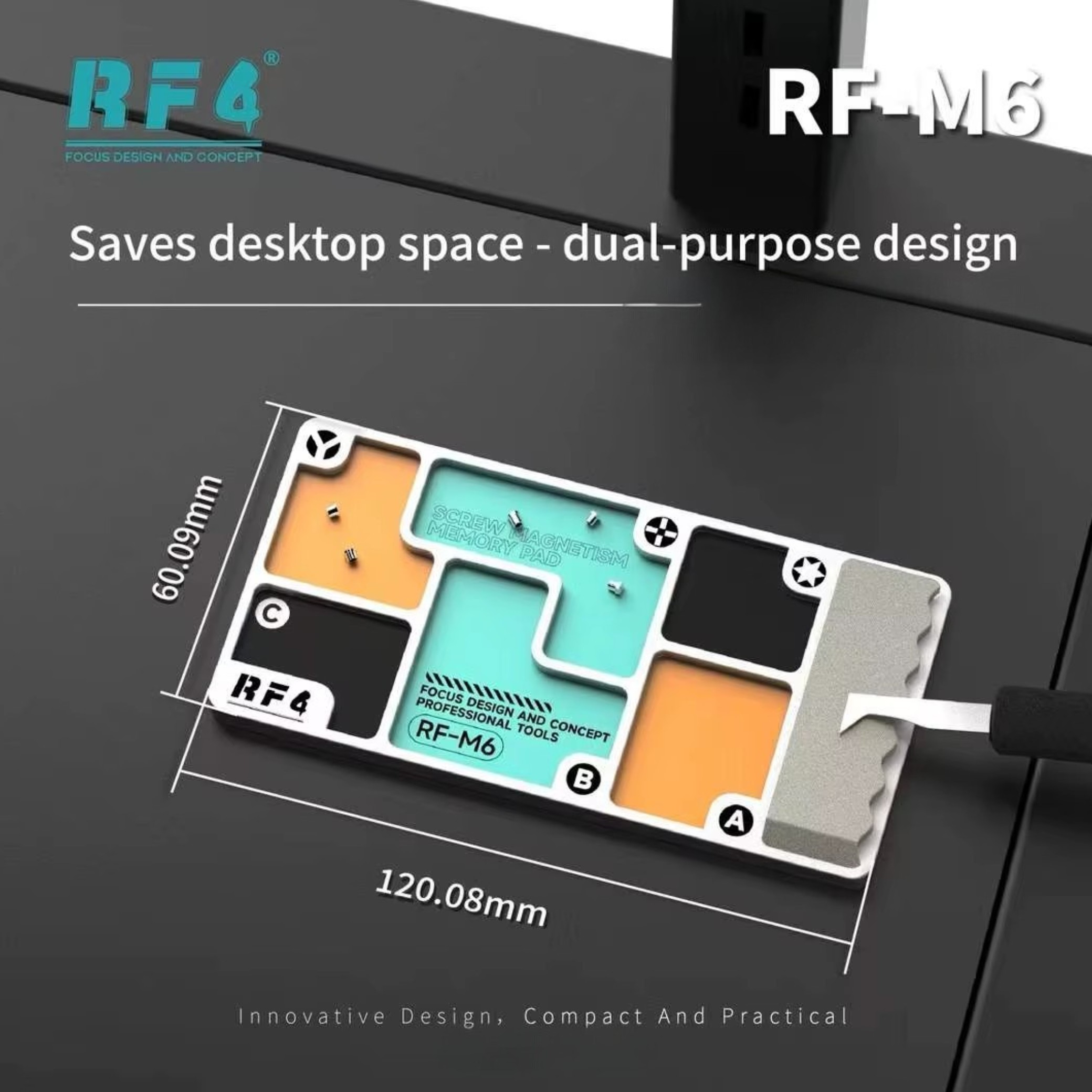 RF4 RF-M6 Magnetic Screw Organiser