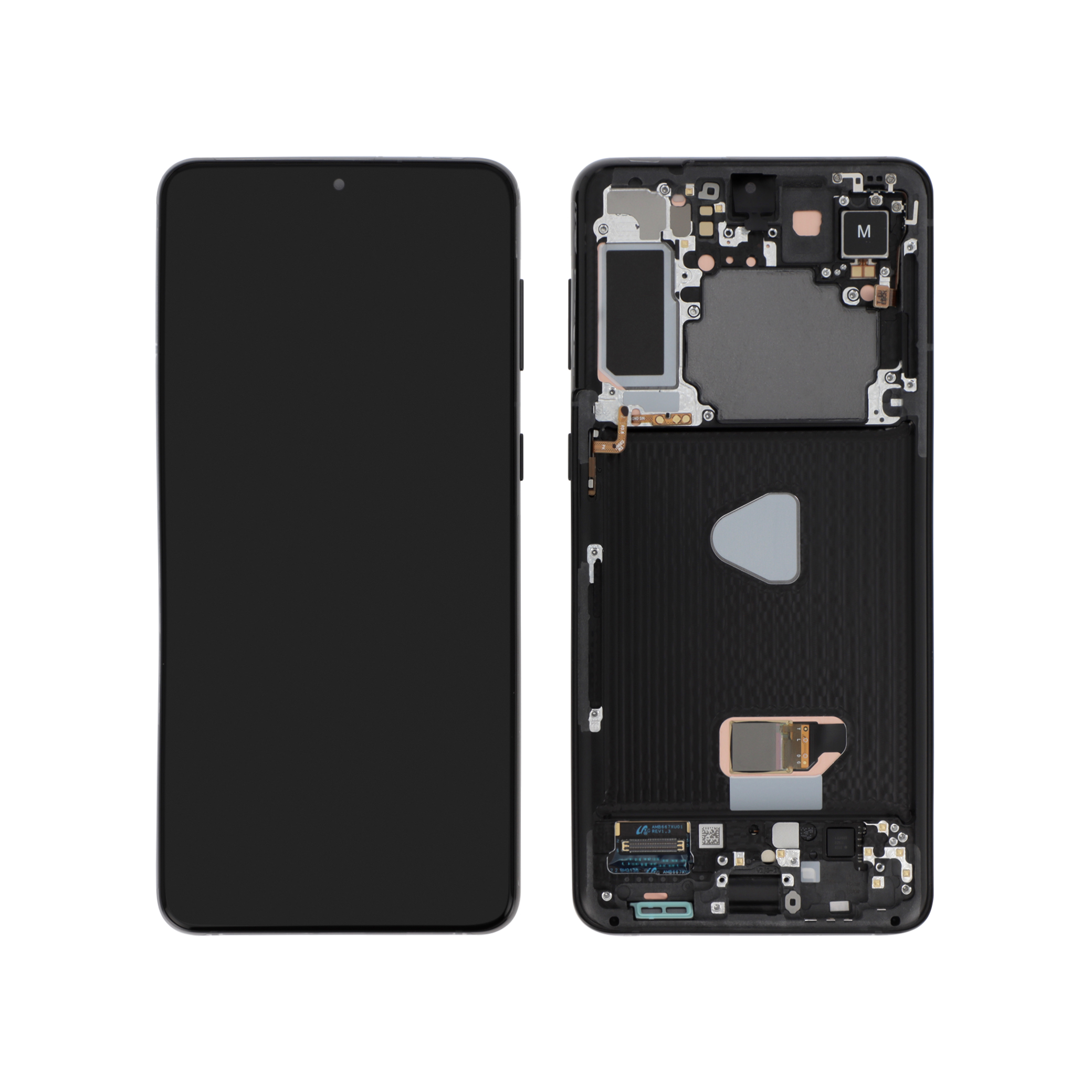 Display complet Samsung Galaxy S21+ 5G G996B Black fara Cameră Service Pack